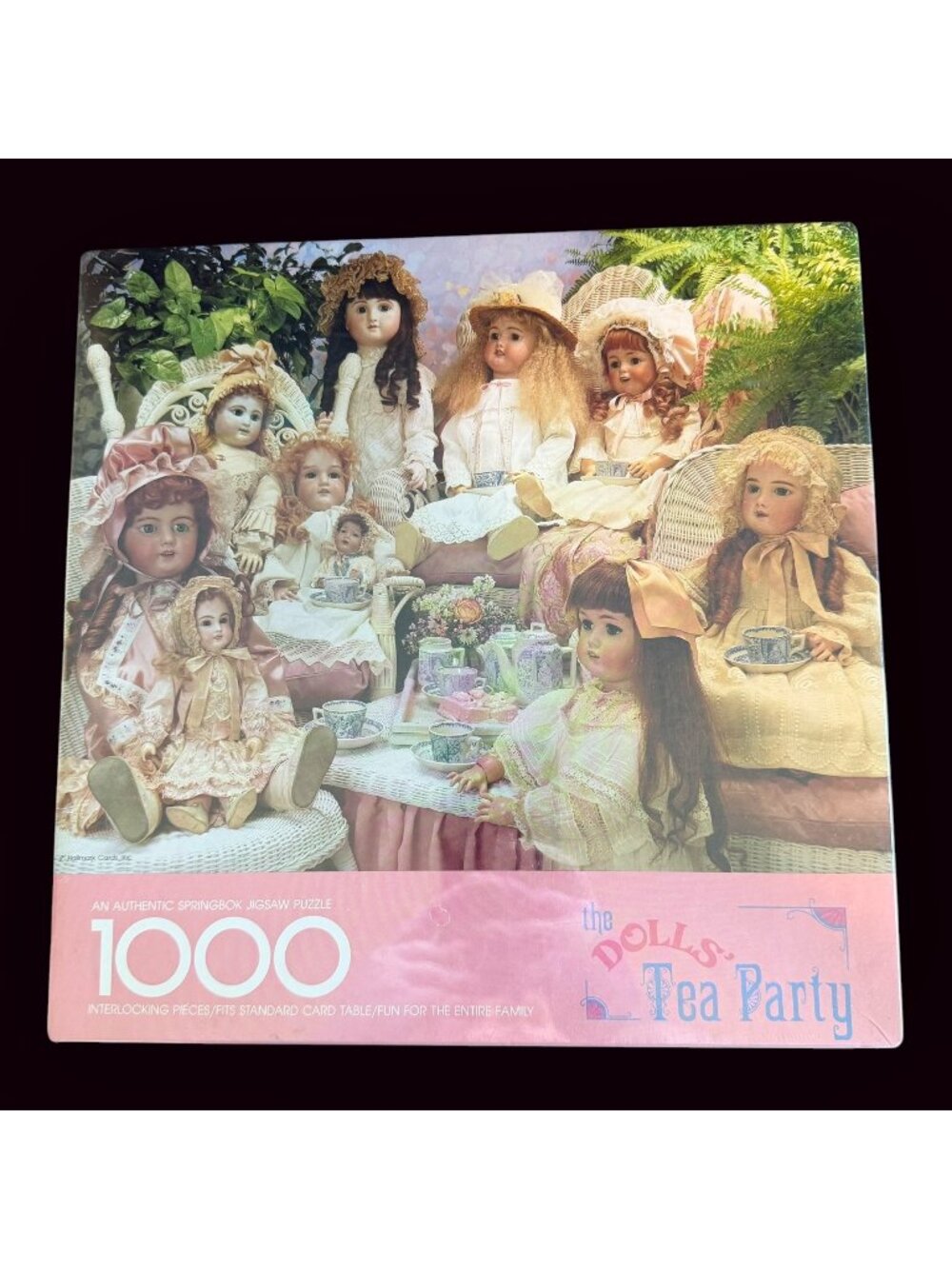 Vintage Springbok The Dolls Tea Party Jigsaw 1,000 Piece Puzzle SEALED Victorian